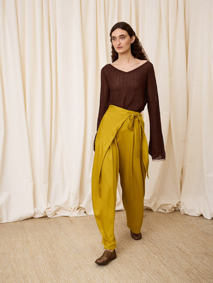 Jersey pico lurex chocolate