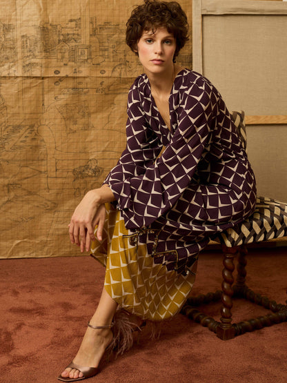 Vestido greca ganate