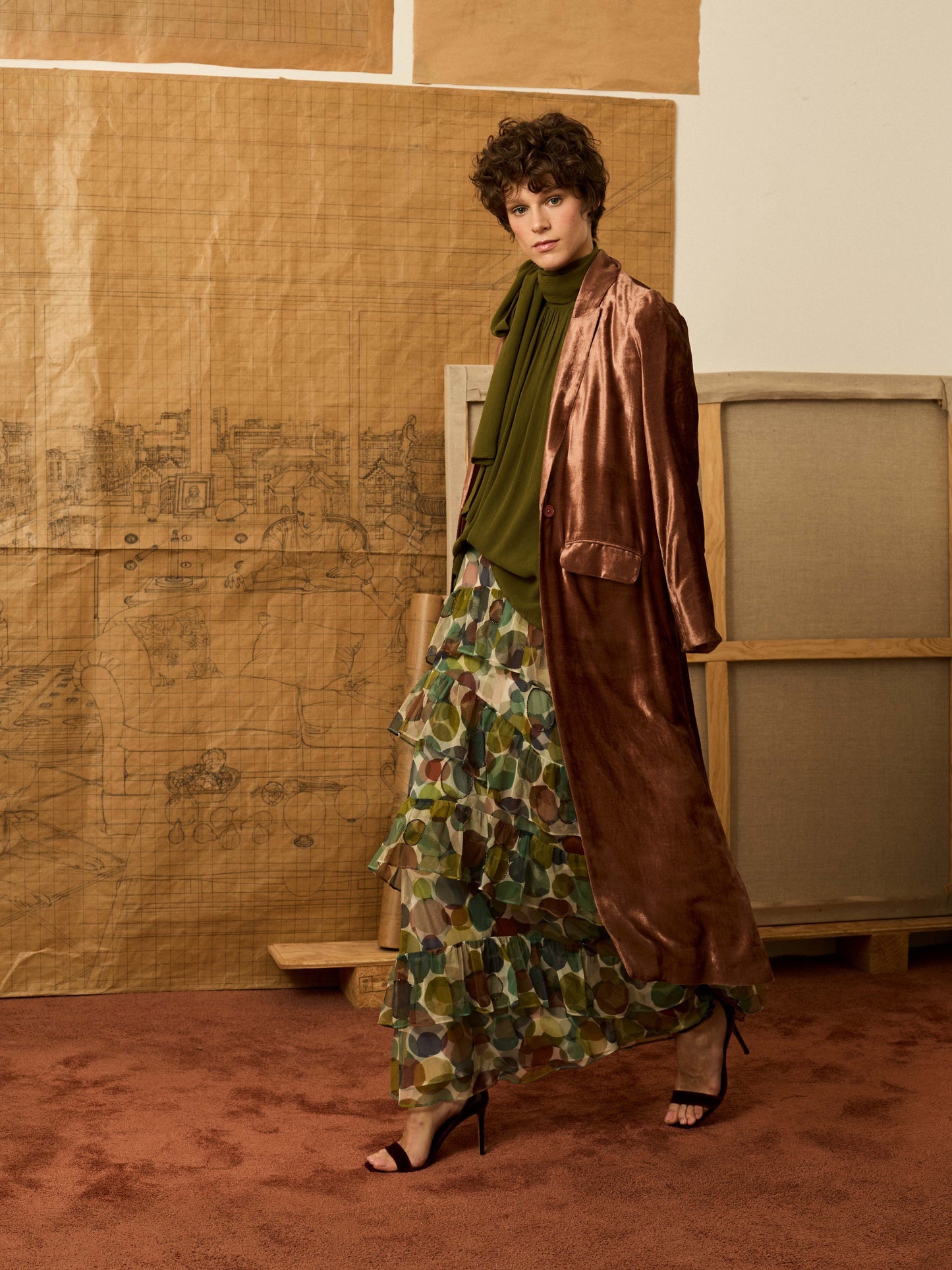 Levita terciopelo maquillaje