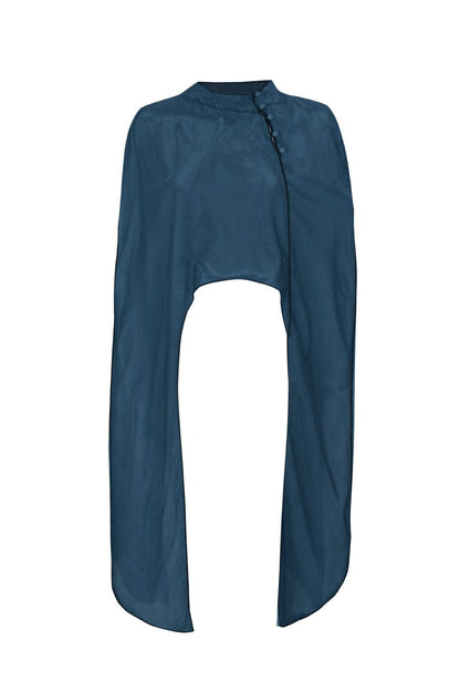 Chal de tul azul