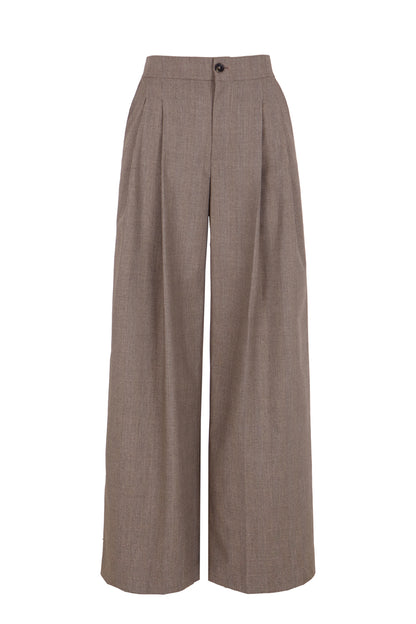 Pantalón ancho príncipe de gales